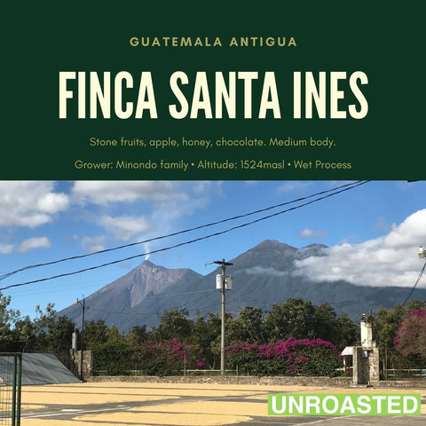 Guatemala Antigua Finca Santa Ines Marsellesa green coffee beans micro-lot