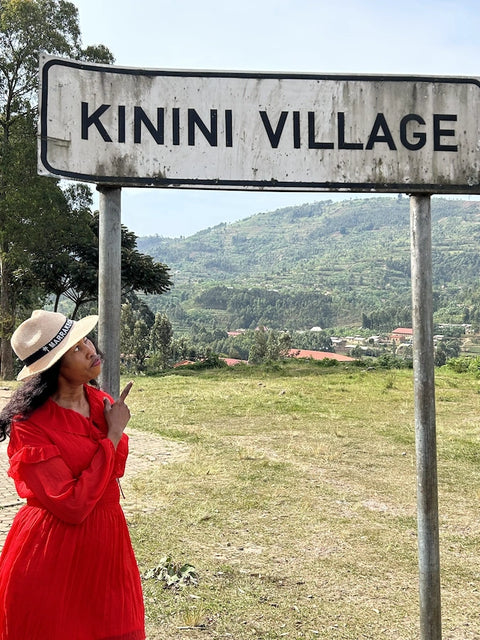 Kinini Village coffee growing region in Rwanda