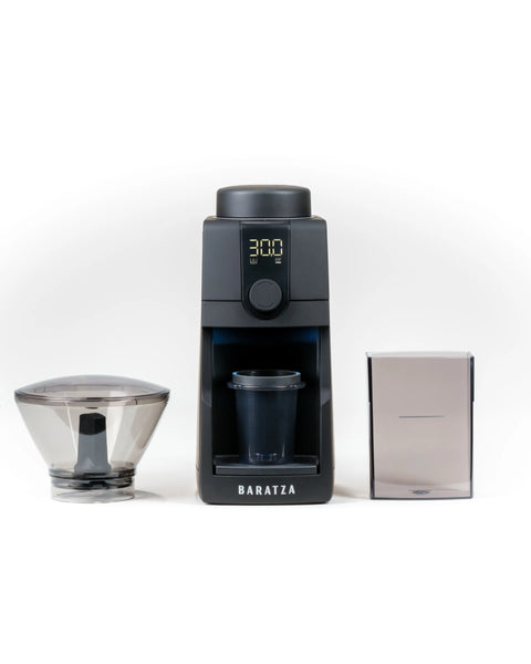 Encore ESP Pro with single-dose lid, dosing cup and packaging