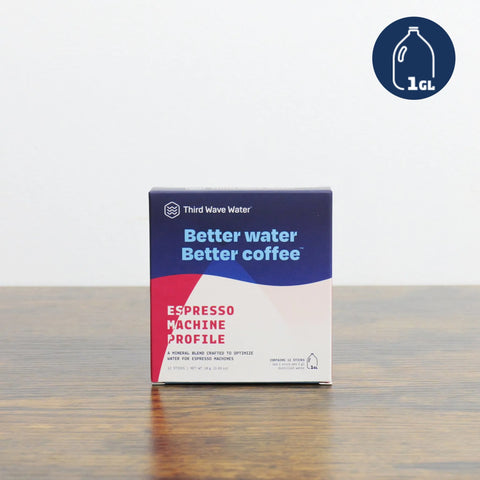 Coffee brewing water minerals espresso machine profile packaging