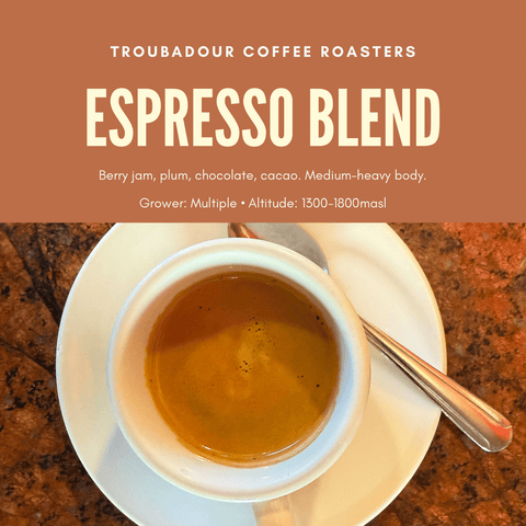 Light roast espresso blend specialty coffee