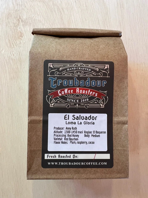 El Salvador Loma La Gloria Red Honey whole bean coffee