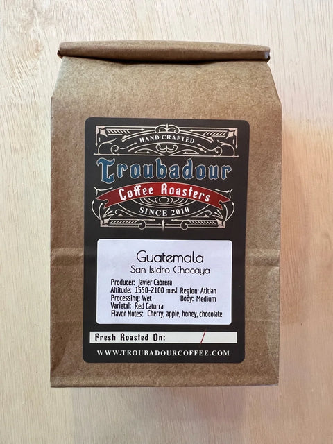 Guatemala San Isidro Chacaya whole bean coffee SHB micro-lot