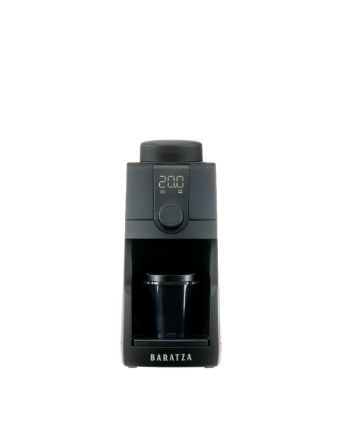 Baratza Encore ESP Pro in black with single-dose lid, front view