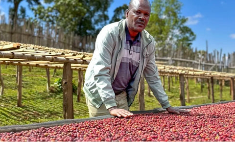 Bekele Yutute, coffee producer at Kokose farm in Ethiopia