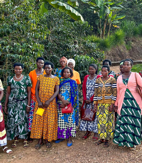 Smallholder coffee farmers from Kinini Village Rwanda