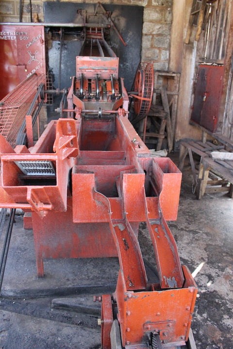 Coffee processing equipment at Gachatha Factory in Kenya