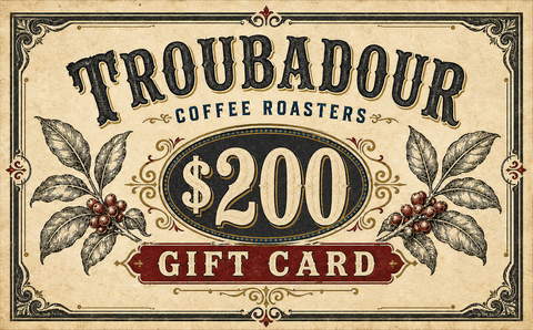 Troubadour Coffee Roasters Gift Card