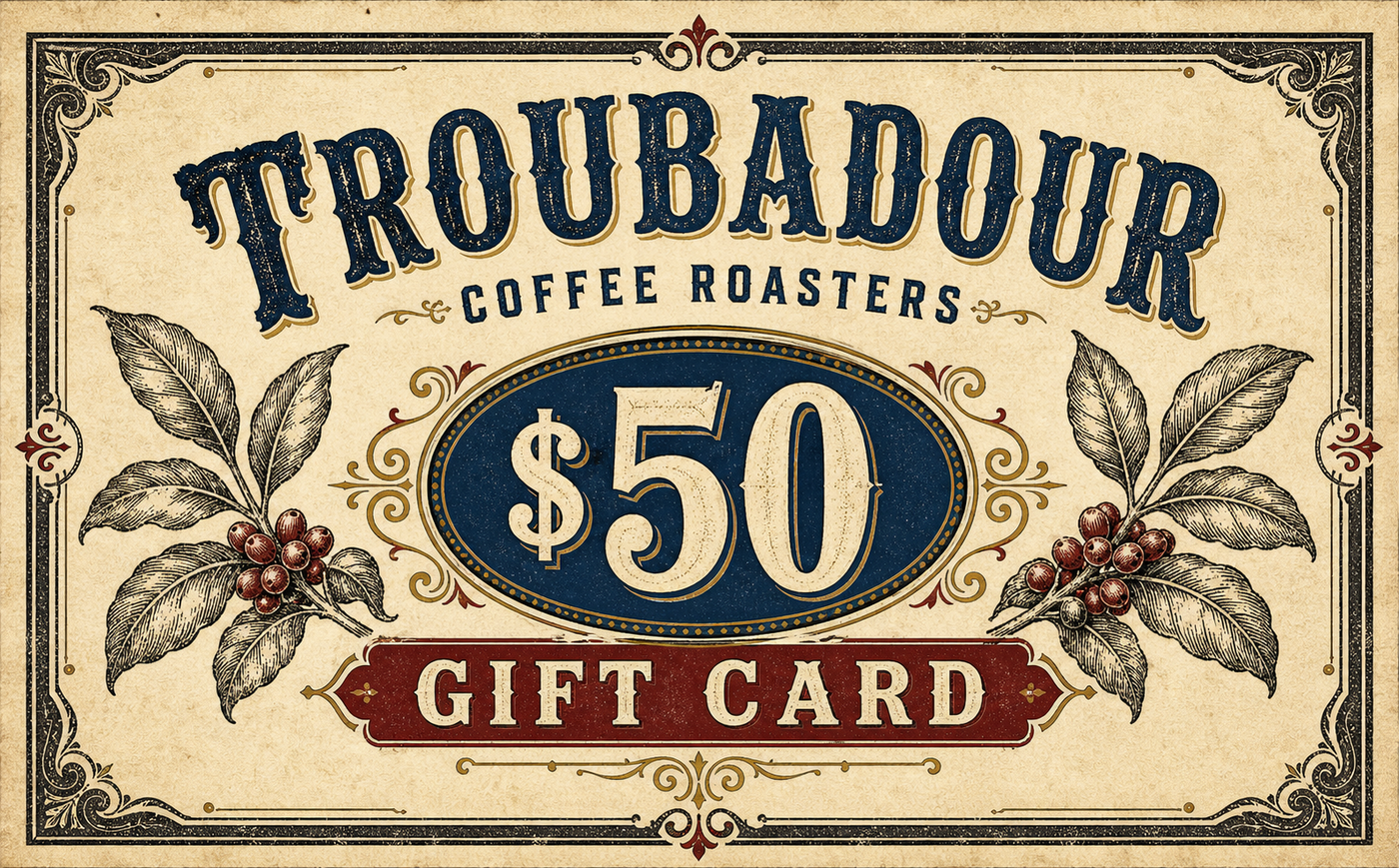 Troubadour Coffee Roasters gift card